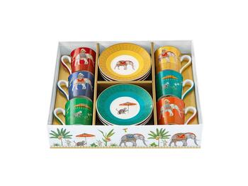 SET 6 TAZZINE ESPR.100 C/P MARAJAH   Alessandrelli Business Solutions