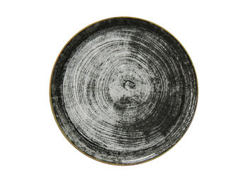 NAPOLI BLACK ROUND PIATTO PIZZA PORCELLANA ROTONDO CM 33   Alessandrelli Business Solutions