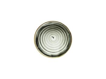 NAPOLI SPIRALE NERA PIATTO PIZZA PORCELLANA ROTONDO CM 33   Alessandrelli Business Solutions