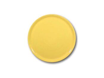 NAPOLI COLORLINE PIATTO PIZZA GIALLO PORCELLANA ROTONDO CM 31   Alessandrelli Business Solutions