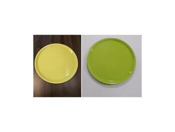 NAPOLI COLORLINE PIATTO PIZZA VERDE PORCELLANA ROTONDO CM 31   Alessandrelli Business Solutions