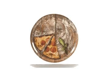 NAPOLI PIZZAFLOUR PIATTO PIZZA PORCELLANA ROTONDO CM 31   Alessandrelli Business Solutions