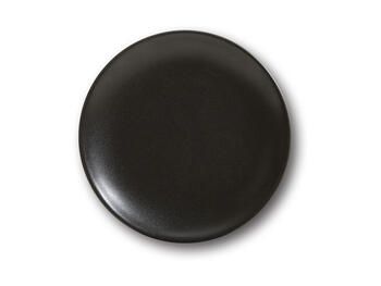 SIVIGLIA SAT-MATT BLACK PIATTO FRUTTA PORCELLANA CM 21   Alessandrelli Business Solutions