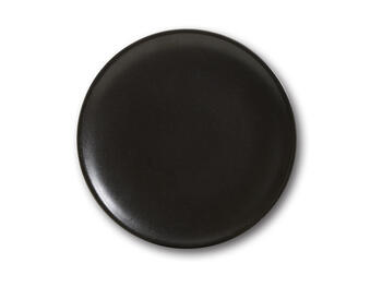 SIVIGLIA SAT-MATT BLACK PIATTO PIANO PORCELLANA CM 28   Alessandrelli Business Solutions