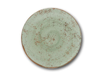 SIVIGLIA FRECKLE VERDE PIATTO PIANO PORCELLANA ROTONDO CM 28   Alessandrelli Business Solutions