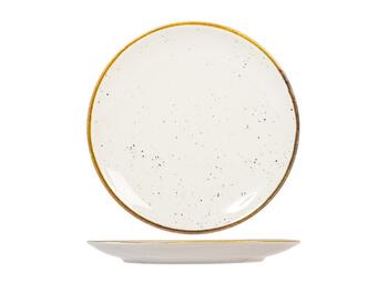 STAINS PIATTO PIANO PORCELLANA DECORATO CM 28   Alessandrelli Business Solutions