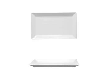 KIMI PIATTO RETTANGOLARE PORCELLANA BIANCO CM 26X15   Alessandrelli Business Solutions