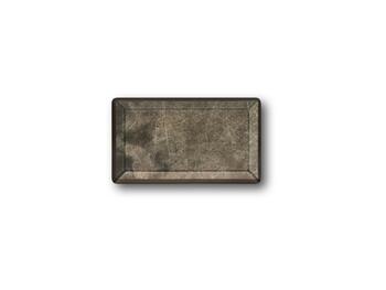 PIATTO RETTANGOLO KIMI 29X17 BROW.S   Alessandrelli Business Solutions