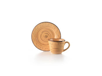 DERBY YELLOW SET 6 TAZZE CAFFE C/P.   Alessandrelli Business Solutions