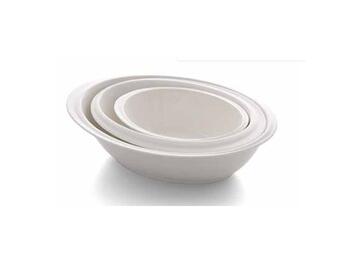 AMBASSADOR PURE INSALATIERA OVALE PORCELLANA OVALE CM 18X13,   Alessandrelli Business Solutions