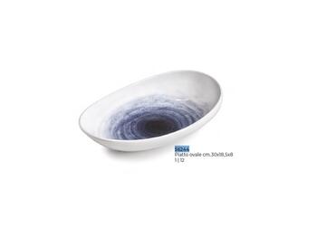 ONDA BLU PIATTO OVALE 30X18,5X8   Alessandrelli Business Solutions