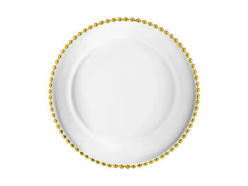 CLEAR SEGNAPOSTO TONDO CM.32 PEARL   Alessandrelli Business Solutions