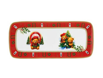 XMAS TEDDY RETTANGOLARE ROSSO 30,5   Alessandrelli Business Solutions