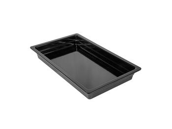 VASCHETTA RETTANGOLARE PMMA NERA 250X350X80 MM   Alessandrelli Business Solutions