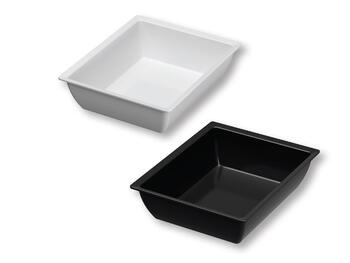 BRESCIA VASCHETTA MELAMMINA BIANCA 265X325X30 MM   Alessandrelli Business Solutions