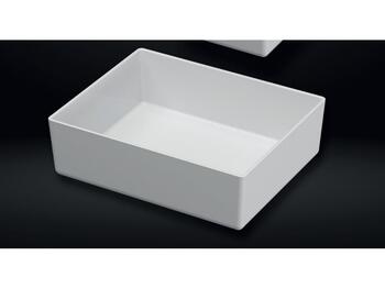 BRESCIA VASCHETTA MELAMMINA BIANCA 265X162X90 MM   Alessandrelli Business Solutions