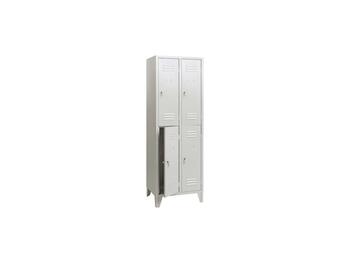 ARMADIO IN LAMIERA MULTI PIANI 4 (33X66X180)   Alessandrelli Business Solutions