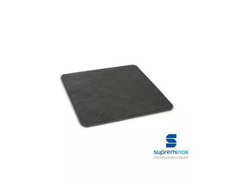 PIATTO DA PRESENTAZIONE QUADRATO IN ARDESIA NATURALE 25X25 CM   Alessandrelli Business Solutions