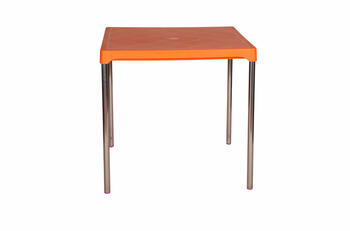 TAVOLO ERMES 75X75 QUADRO ARANCIO   Alessandrelli Business Solutions