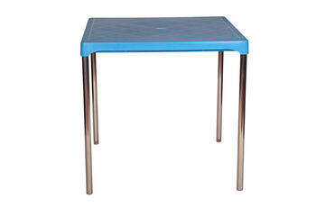 TAVOLO ERMES 75X75 QUADRO BLU/AZZURRO   Alessandrelli Business Solutions