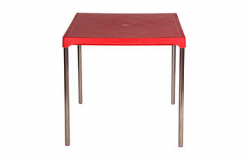 TAVOLO ERMES 75X75 QUADRO ROSSO   Alessandrelli Business Solutions