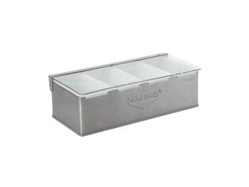 PORTA SPEZIE 6 VASCHETTE INOX   Alessandrelli Business Solutions