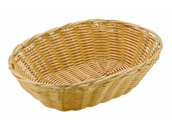 CESTO PANE OVALE CM.18 POLYRATTAN- RATTANGOLARE   Alessandrelli Business Solutions