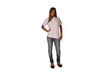 POLO DONNA MANICA CORTA BIANCO   Alessandrelli Business Solutions