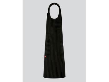 GREMBIULE BISTROT UNISEX NERO GESSATO   Alessandrelli Business Solutions