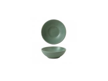 ANDORRA GREEN CONTOUR SHALLOW BOWL   Alessandrelli Business Solutions