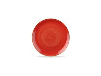 STONECAST BERRY RED COUPE PLATE   Alessandrelli Business Solutions