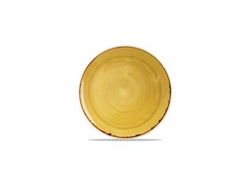 STONECAST MUSTARD COUPE PLATE   Alessandrelli Business Solutions