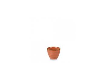 STONECAST ORANGE RIPPLE DIPPER POT   Alessandrelli Business Solutions