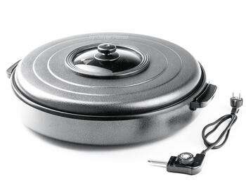 PADELLA DA PARTY IN ALLUMINIO ANTIADERENTE 230V 1600W 620XH170 MM   Alessandrelli Business Solutions