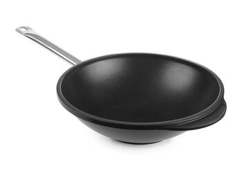 TITANIUM PROFESSIONAL PADELLA WOK IN ALLUMINIO PRESSOFUSO E TITANIO 320XH100 MM   Alessandrelli Business Solutions