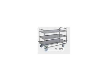 CARRELLO 3 P. INOX STAMP. 120X60   Alessandrelli Business Solutions