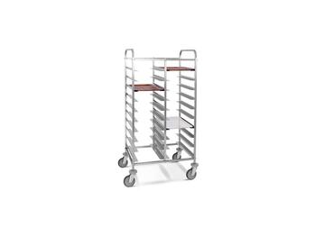 PORTAVASSOIO INOX 10 VASSOI GN   Alessandrelli Business Solutions