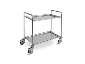 CARRELLO 2 P. INOX STAMP. 83X50   Alessandrelli Business Solutions