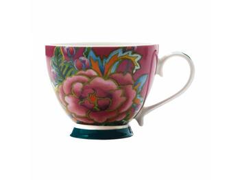 HANOI MUG 400 FLOWER ROSE PURPLE   Alessandrelli Business Solutions