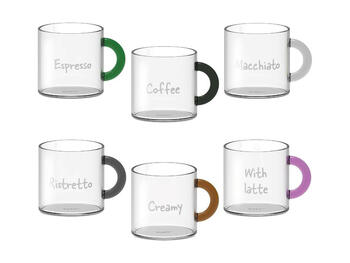 SET 6 TAZZINE ML.100   Alessandrelli Business Solutions