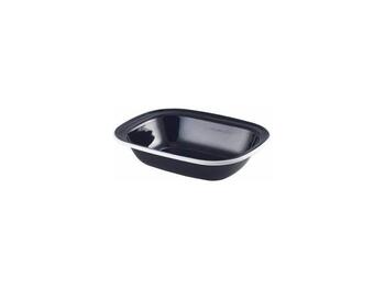 PIATTO FONDO RETTANGOLARE 18X13,5 SMALTO NERO   Alessandrelli Business Solutions