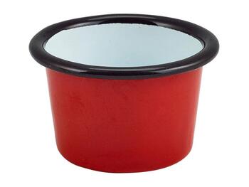 RAMEKIN IN SMALTO ROSSO D.7 90ML   Alessandrelli Business Solutions