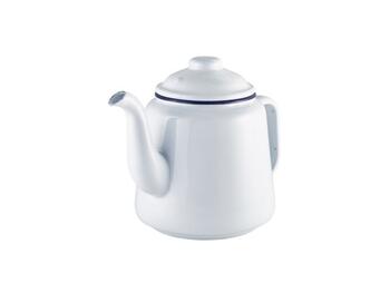 TEIERA SMALTATA LT.1,5 BIANCA BORDO BLU   Alessandrelli Business Solutions