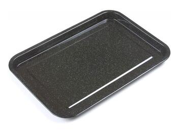 VASSOIO SMALTATO NERO 33,5X23,5X2,2   Alessandrelli Business Solutions