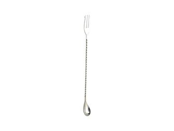 CUCCHIAIO BAR CON FORCHETTA CM.40 INOX   Alessandrelli Business Solutions