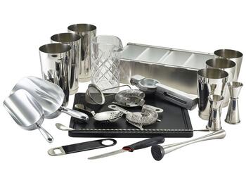 KIT PER COCKTAIL PZ.22 INOX   Alessandrelli Business Solutions
