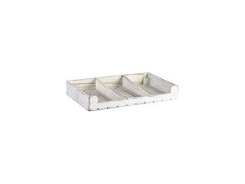 ALZATA RUSTICA LEGNO 3 SCOMPARTI 53X32X21   Alessandrelli Business Solutions