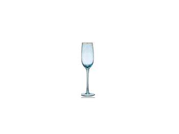 CHLOE AQUA GOLD CHAMPAGNE GLASS   Alessandrelli Business Solutions