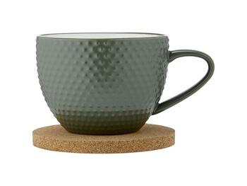 TAZZA CON SOTTOTAZZA VERDE   Alessandrelli Business Solutions