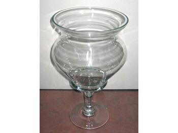 VASO VETRO TRASPARENTE C/PIEDE 30   Alessandrelli Business Solutions